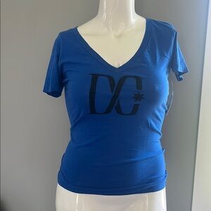 DC Blue Fitted Short Sleeve Tee